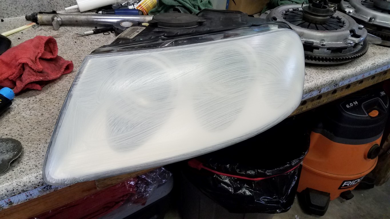 Cracked and exposed headlight wiring, cloudy lights Club Touareg Forum